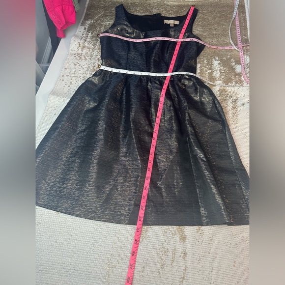 AIDEN By AIDEN MATTOX Sleeveless Black & Gold Cocktail Dress | Size 2 - Picture 15 of 16